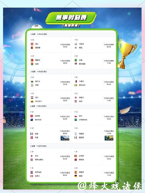 2023世界杯比赛直播全攻略：免费高清观看指南